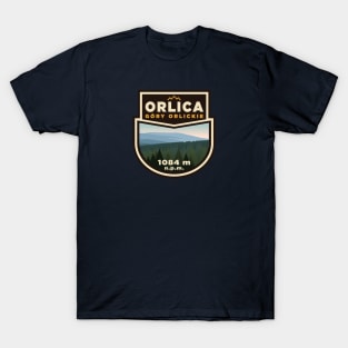 Mount Orlica - Orlickie mountain range badge T-Shirt